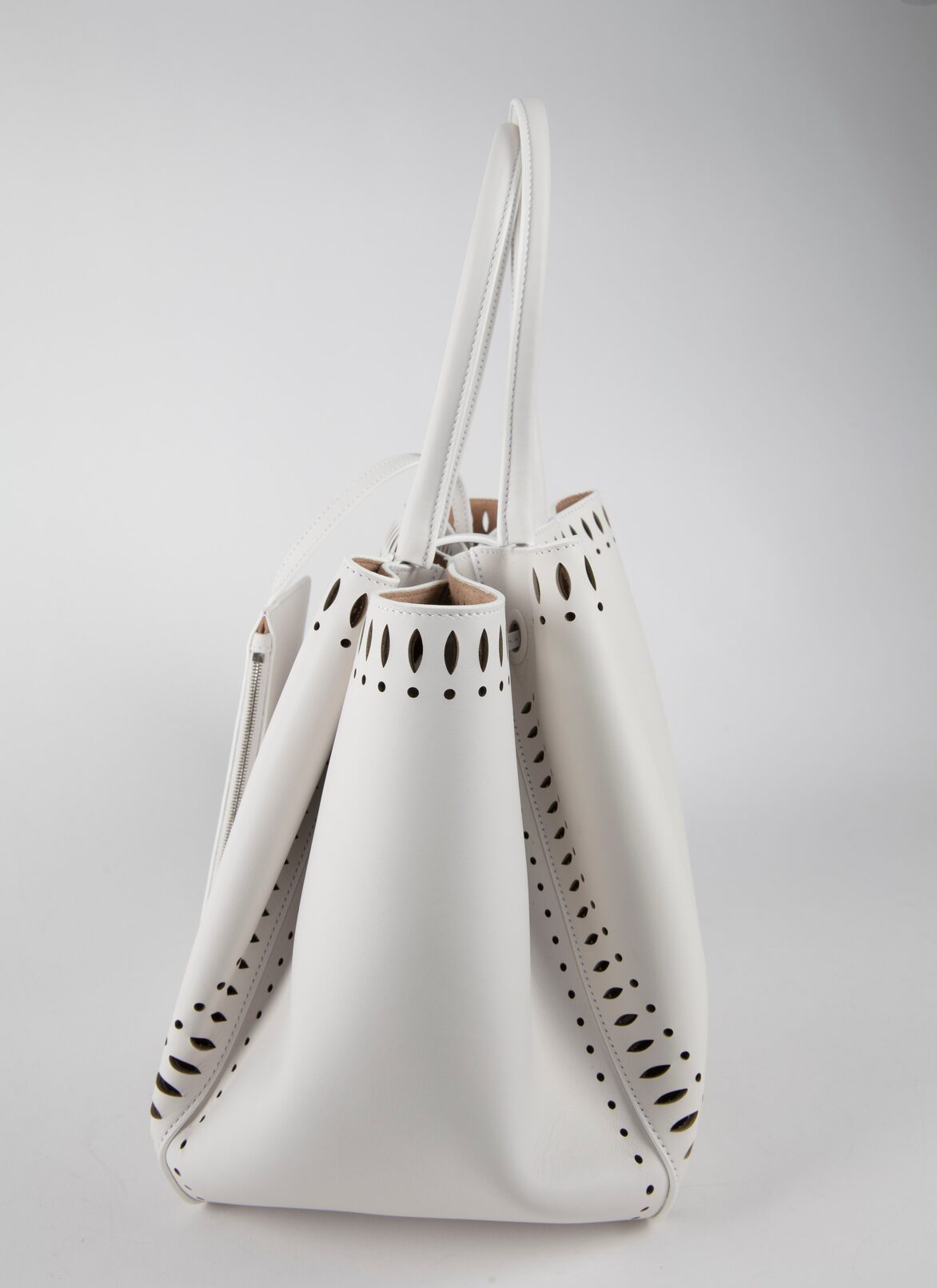 Handbags ALAÏA OPTIC WHITE HANDBAGS